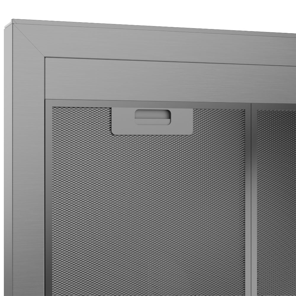 DUNSTABZUGSHAUBE EDELSTAHL|GRUNDIG GDKP 2460 BC|60CM BREITE|INKL. AKTIVKOHLEFILTER