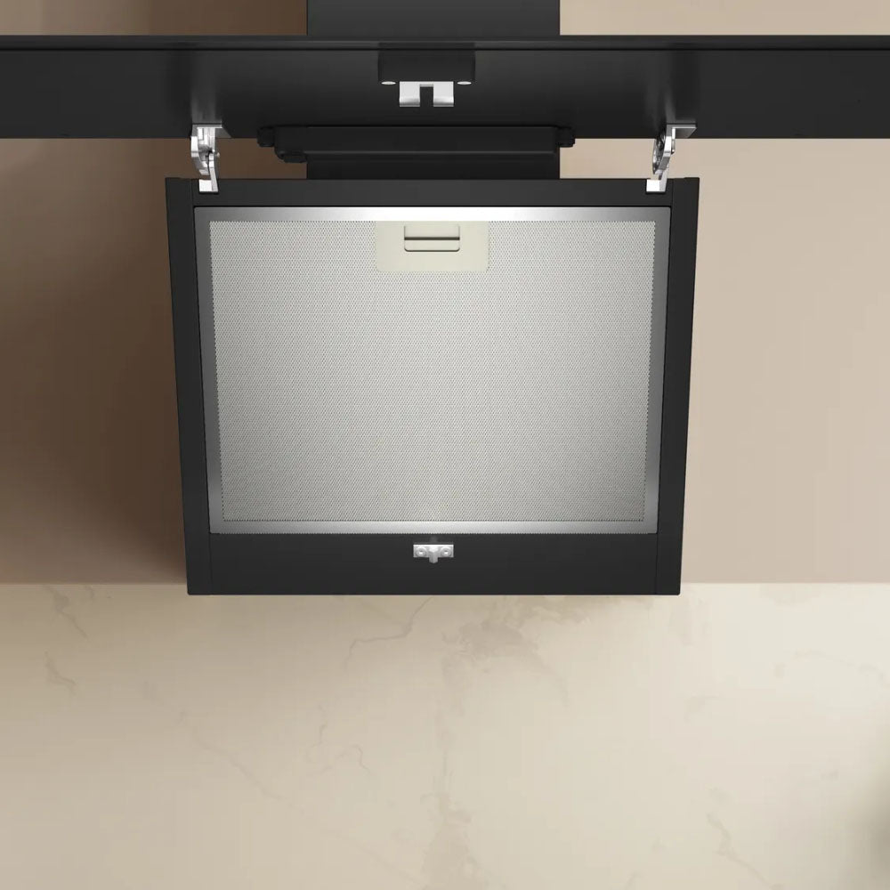 DUNSTABZUGSHAUBE SCHWARZ|NEFF D83 IDK 1SO|BREITE 80CM