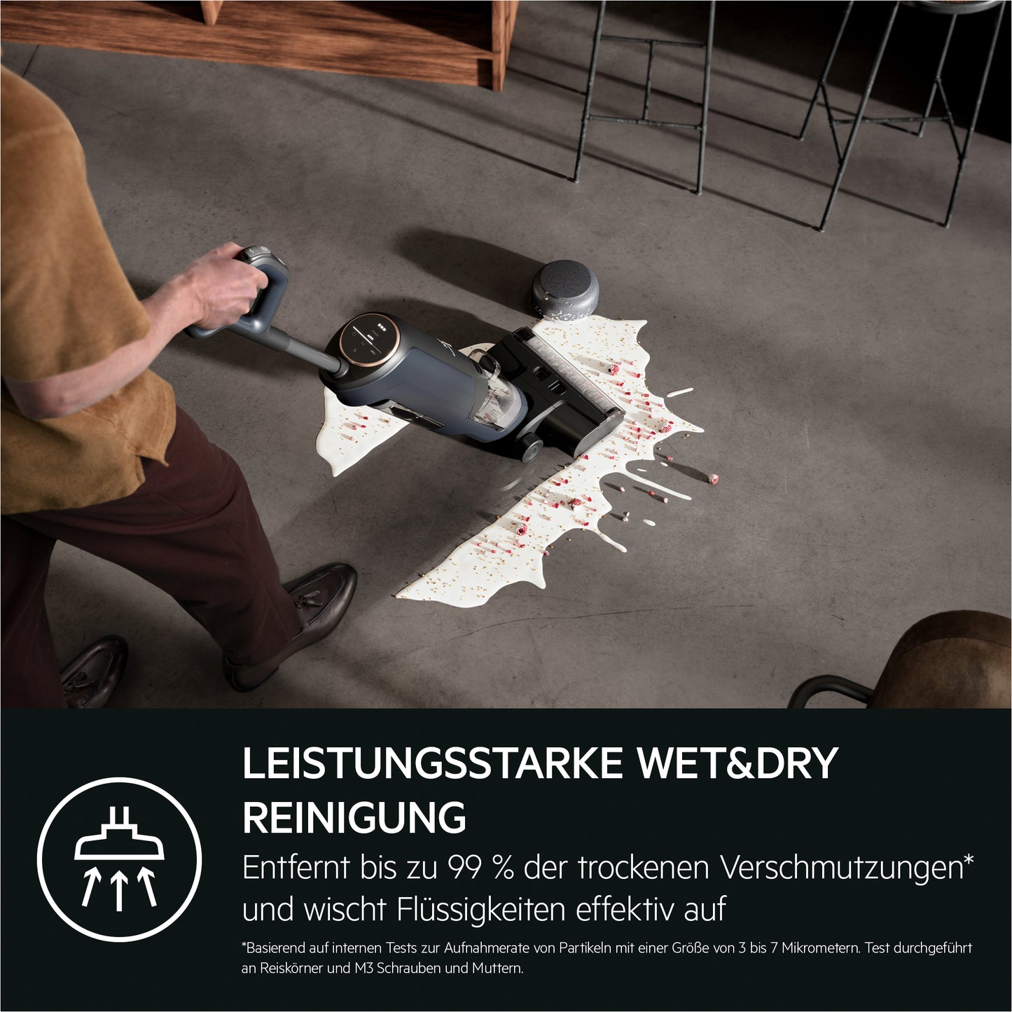 AKKU-STAUBSAUGER AEG|SAUGEN & WISCHEN|AW 81 U 3 DB|FARBE:BLUE/GREY
