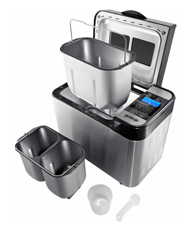 BROTBACKAUTOMAT BM1400|815W HEIZLEISTUNG|2BACKFORMEN|EDELSTAHL DESIGN