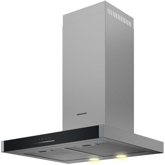 DUNSTABZUGSHAUBE EDELSTAHL|GRUNDIG GDKP 2460 BC|60CM BREITE|INKL. AKTIVKOHLEFILTER