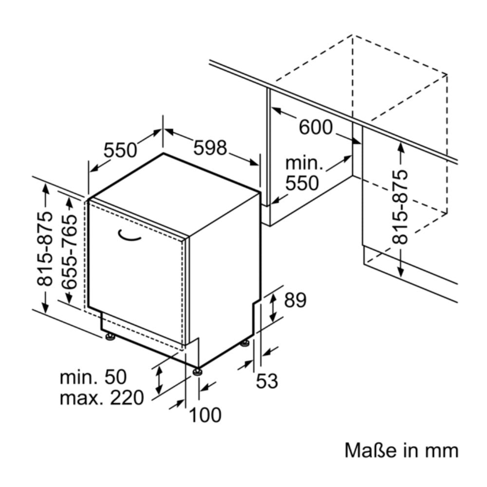 GESCHIRRSPÜLER WIFI-FÄHIG| |SIEMENS SN73HX60 CE| 60CM VOLLINTEGRIERT
