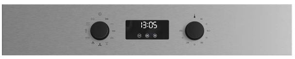 BACKOFEN KÜPPERSBUSCH  B6130.0 S1 A+ | SCHWARZ-EDELSTAHL | INKL. 1 TEILAUSZUG