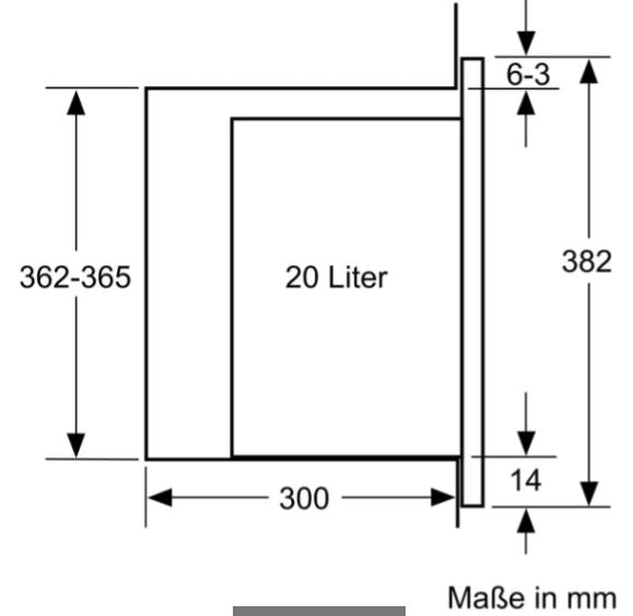 MIKROWELLE BOSCH BFL524MB0 | SERIE6 | EINBAU 60CM