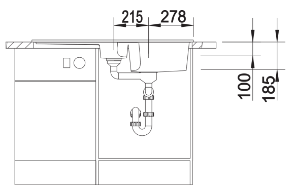 SPÜLBECKEN KERAMIK | BLANCO IDESSA 6 S